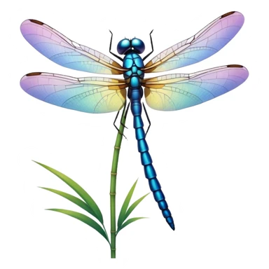Make a dragonfly sticker