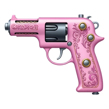 pink tattoo gun sticker