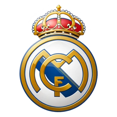 Real Madrid logo drawing  sticker