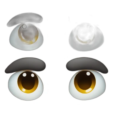 Heart half blue half white sticker