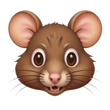 a crazy rat sticker
