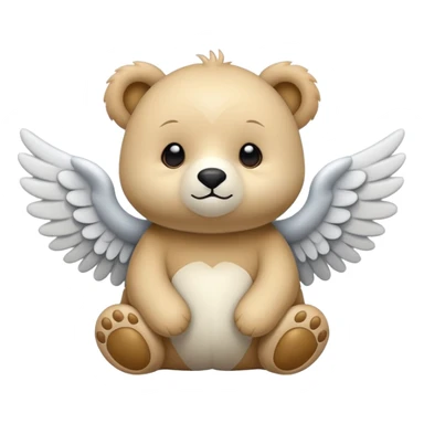 osito con alas sticker