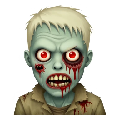 mad zombie sticker