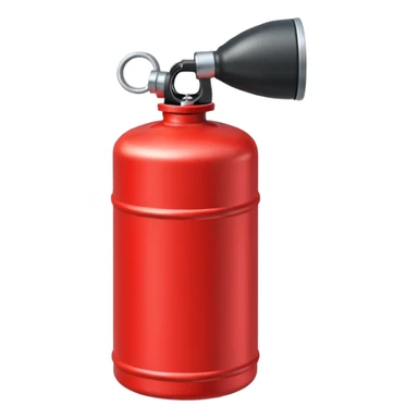 a red gas canister dancing sticker