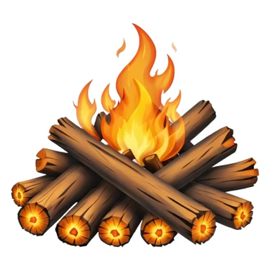 Campfire sticker