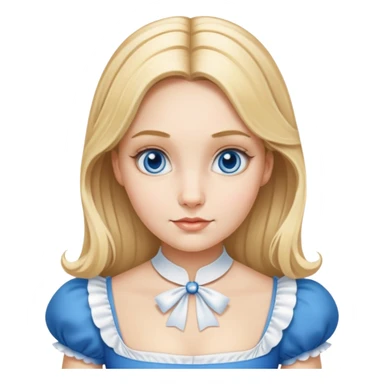Alice from Alice in Wonderland sticker