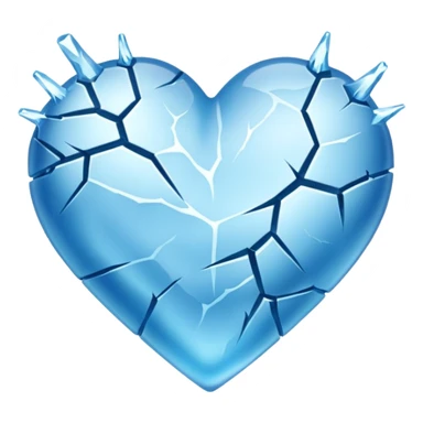 icey cold heart sticker