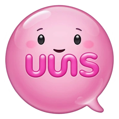 make the emoji with words saying im just a girl in pink sticker