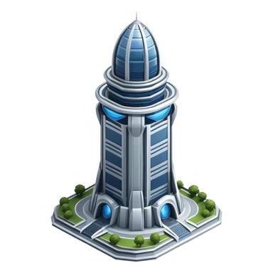 Isometric exterior Avengers Tower, the avengers sticker