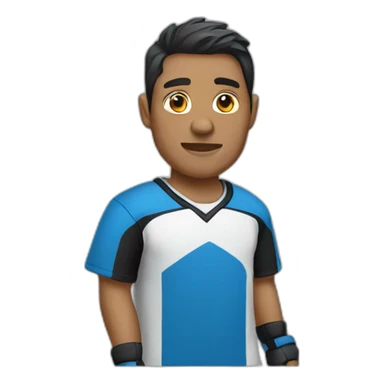 men with hockey shirt  sticker