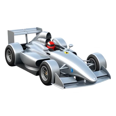 Un auto estilo formula uno sticker