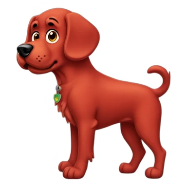 clifford red dog sticker