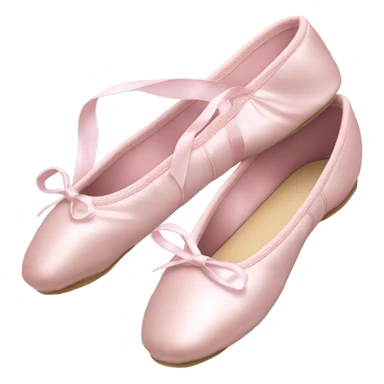 pastel pink ballet shoes sticker