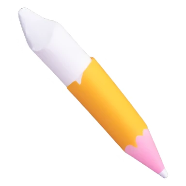 white chalk drawing a white streak, simple and modern sticker