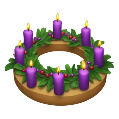 Advent wreath  sticker