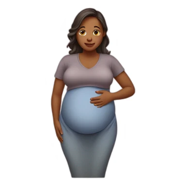 Pregnant woman in Canada sticker