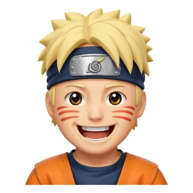 Naruto laugh reactions sticker