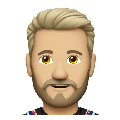 Baltic German Russian Métis Country Punk Guy sticker