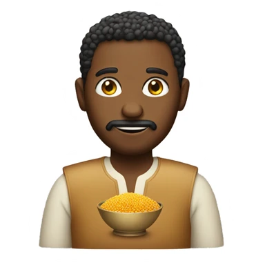 man in couscous sticker