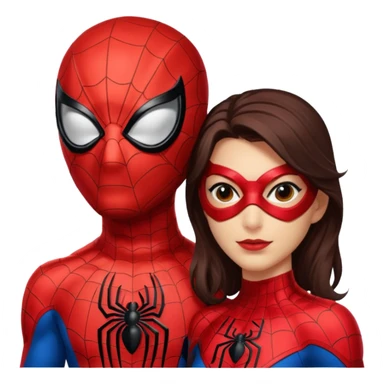 spider man and spider women sticker
