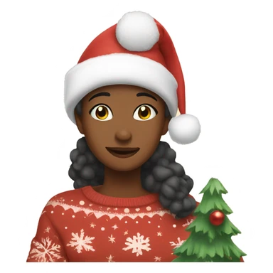 cozy christmas holiday vibes sticker
