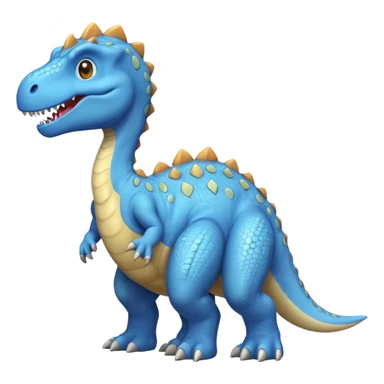 light blue 공룡 sticker