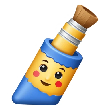 artist paint tube  sticker