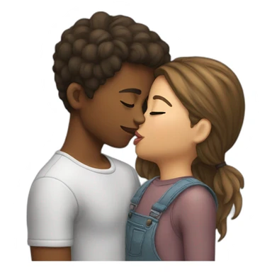 girl kiss girl sticker