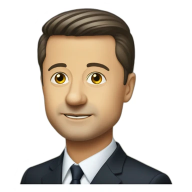 President Volodymyr Zelenskyy sticker