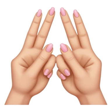 Pinky promise-shaped fingers sticker