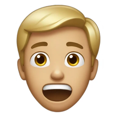 pretending to be shocked sticker