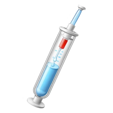 cream medicine in a syringe sticker
