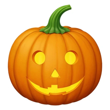 pumpkin with no face sticker