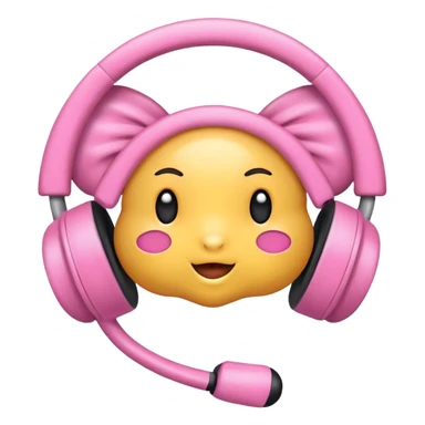 Eu quero um fone de ouvido com laço  sticker