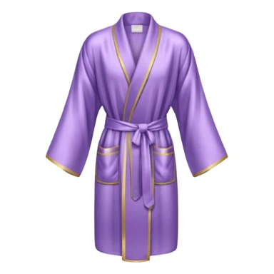 Light purple silk robe sticker