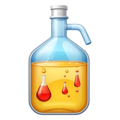 chemical in a plastic container sticker