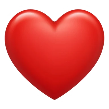 A red heart with a "J" in it sticker