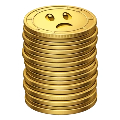 scared coin money sticker