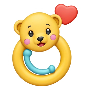 Teether sticker
