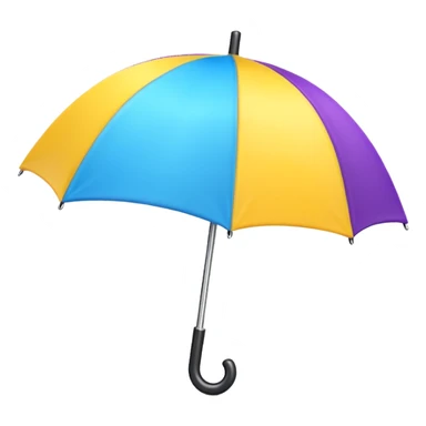  Umbrella 3D emoji png sticker