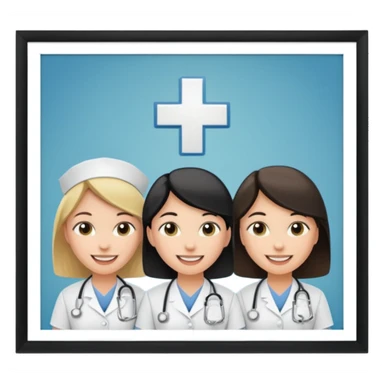 classroom with nurses sticker