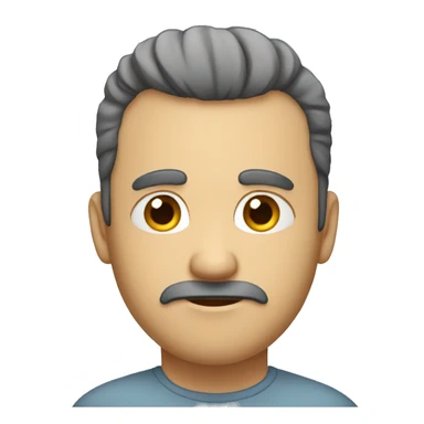 a developer men who are suffering hair loss sticker