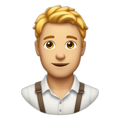 Homme fou amoureux sticker