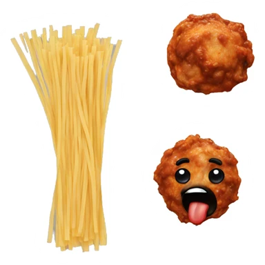 Spaghetti and meatballs  sticker