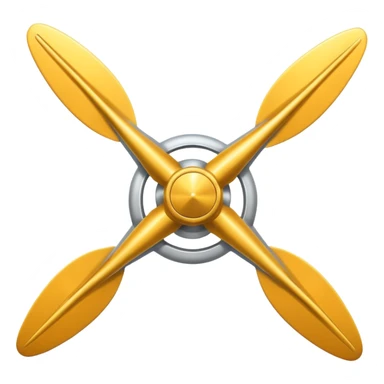 airplane propeller sticker