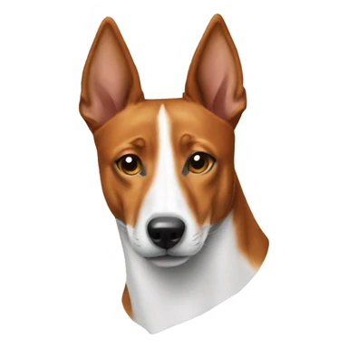 Dog basenji sticker
