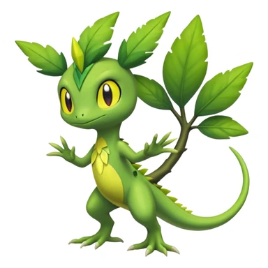  Treecko-Sceptile-Celebi full body sticker