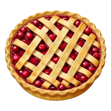 cherry pie sticker
