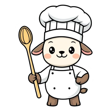 lamb as a cook sticker