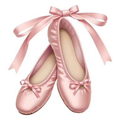 pastel pink ballet shoes sticker